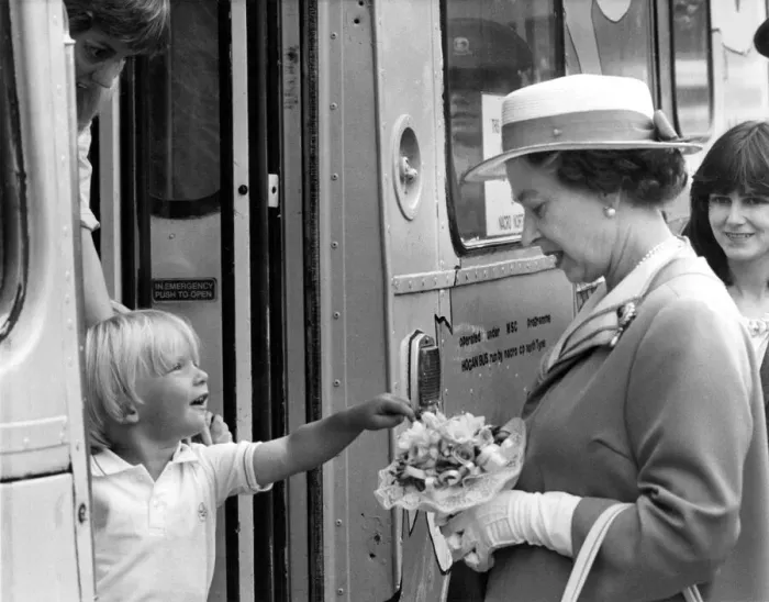 Framed Print : Queen Elizabeth II visits National Association for the Care Framed Print : Queen Elizabeth II visits National Association for the Care