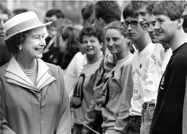 Queen Elizabeth II visits the North- East