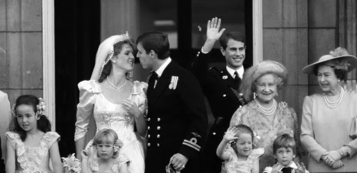 Framed Print : Queen Elizabeth IIs son, Prince Andrew, marries Sarah Ferguson at Westminister Abbey