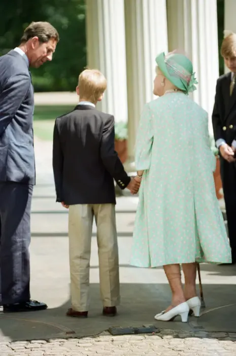 Framed Print : Queen Elizabeth The Queen Mother celebrates her 95th birthday at Clarence House alongside Framed Print : Queen Elizabeth The Queen Mother celebrates her 95th birthday at Clarence House alongside