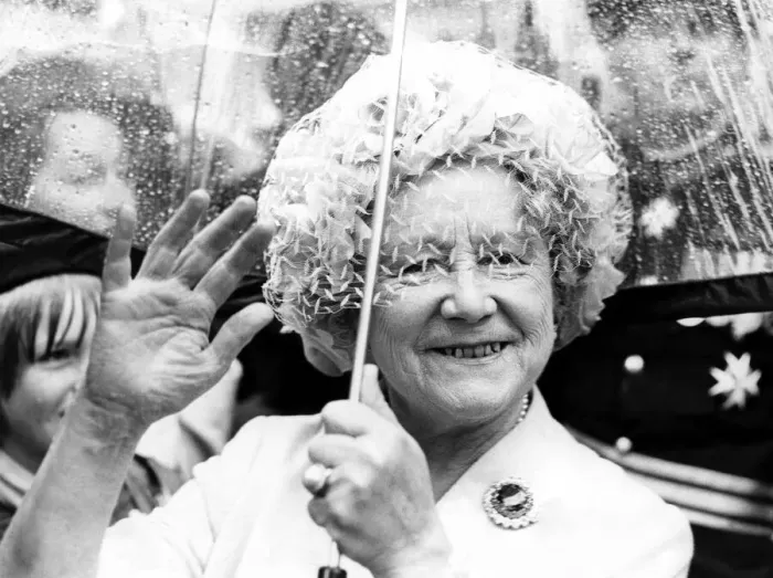 Framed Print : Queen Elizabeth the Queen Mother North East Visits Queen Elizabeth Framed Print : Queen Elizabeth the Queen Mother North East Visits Queen Elizabeth