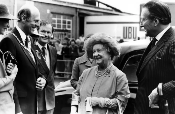 Framed Print : Queen Elizabeth the Queen Mother North East Visits Queen Elizabeth Framed Print : Queen Elizabeth the Queen Mother North East Visits Queen Elizabeth
