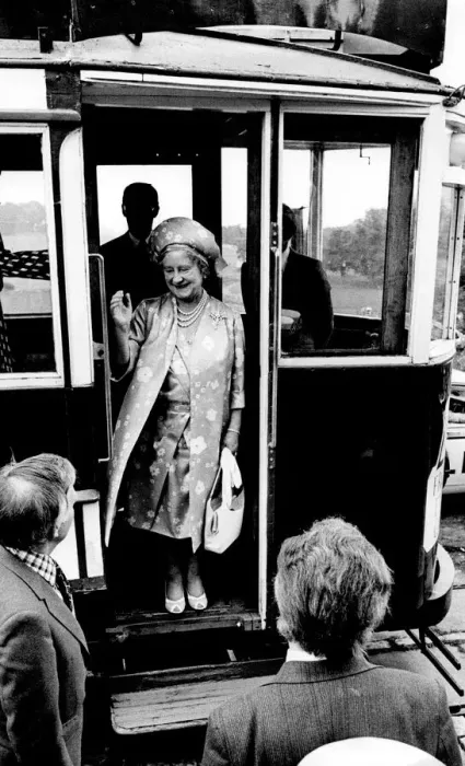 Framed Print : Queen Elizabeth the Queen Mother North East Visits Queen Elizabeth Framed Print : Queen Elizabeth the Queen Mother North East Visits Queen Elizabeth