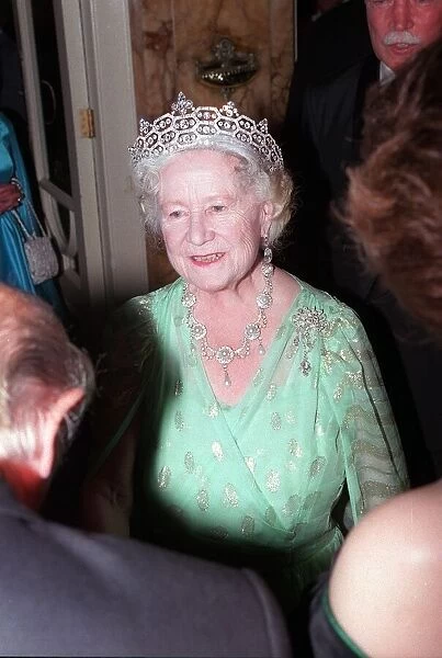 Queen Mother Birthdays - August 1990 On her 90th Birthday Gala at Palladium