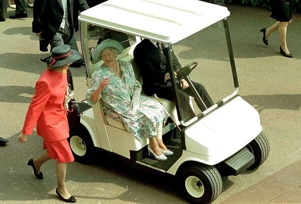 Queen Mother at Royal Ascot 1996