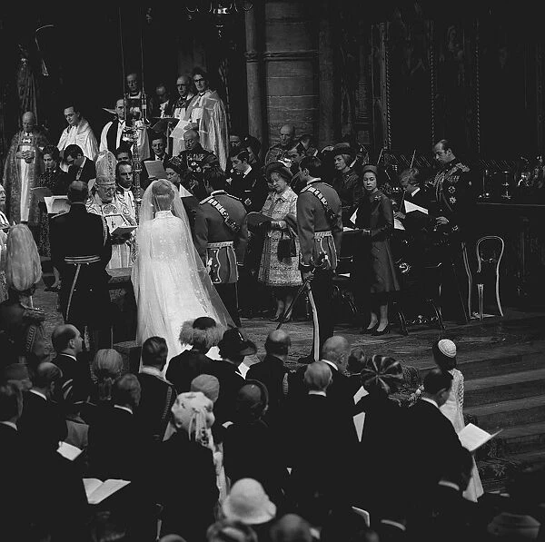 Queen Mother at the Wedding of Princess Anne and Mark Philips November 1973