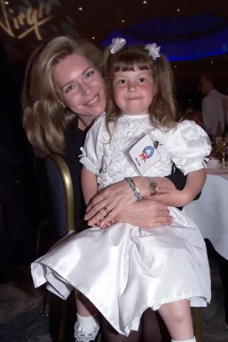 Framed Print : Queen Noor of Jordan with Emily Casey May 1999 at the Dorchester Hotel in London Framed Print : Queen Noor of Jordan with Emily Casey May 1999 at the Dorchester Hotel in London