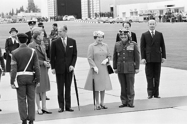 Queen Noor of Jordan, Prince Philip, Duke of Edinburgh, Queen Elizabeth II