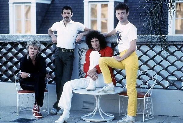 Queen the rock band Freddie Mercury, Brian May, Roger Taylor