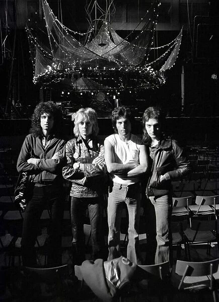 Queen Rock Group - Brian May, Roger Taylor, Freddie Mercury and John Deacon
