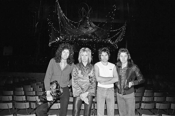 Queen Rock Group Brian May, Roger Taylor, Freddie Mercury