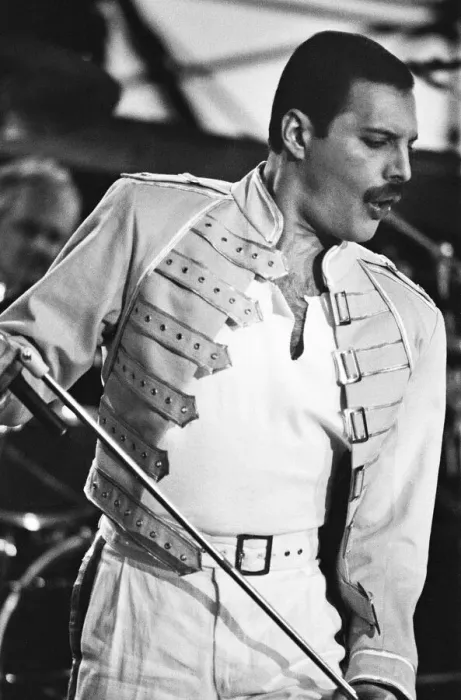 Framed Print : Queen (rock group) perform at St James Park, Stadium, Newcastle, England Framed Print : Queen (rock group) perform at St James Park, Stadium, Newcastle, England