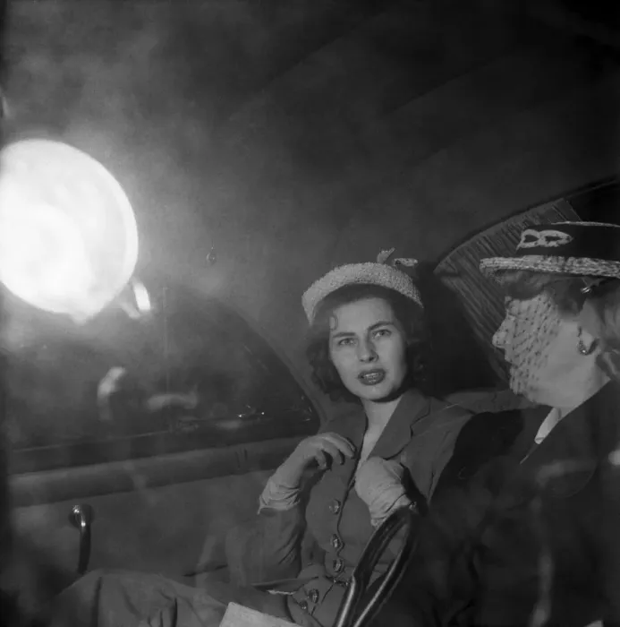 Framed Print : Queen Soraya of Persia seen here arriving at Ciampino International Airport in Rome