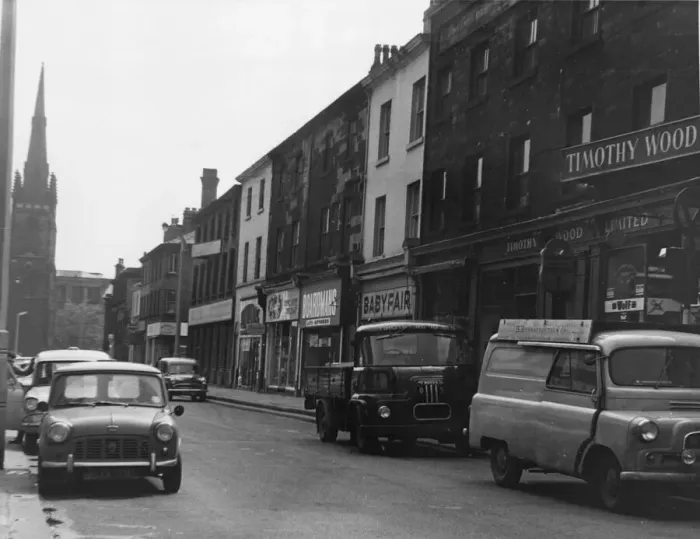 Framed Print : Queen Street, Huddersfield Circa June 1965 Framed Print : Queen Street, Huddersfield Circa June 1965