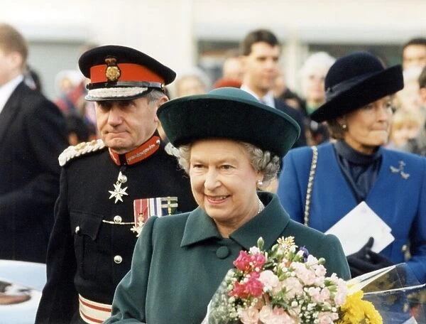 The Queen visits Manchester, 1st December 1994
