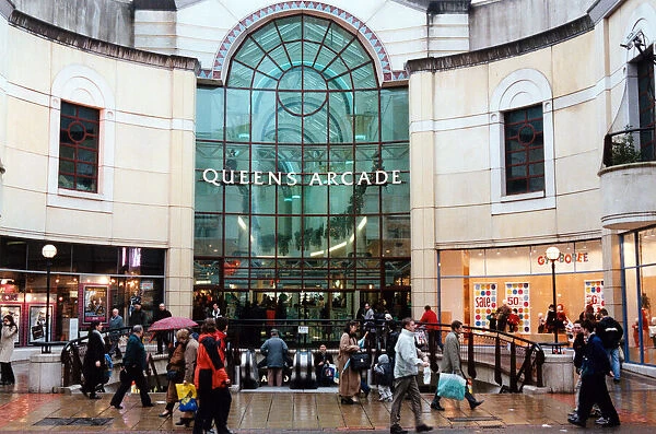 Queens Arcade, Cardiff, Wales. 21st May 1994
