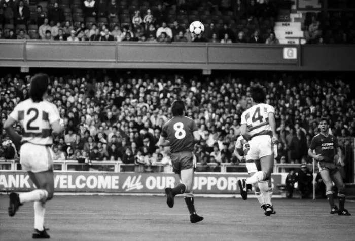 Framed Print : Queens Park Rangers 1 v. Liverpool 3. Division One Football. November 1986 LF20-27-008 Framed Print : Queens Park Rangers 1 v. Liverpool 3. Division One Football. November 1986 LF20-27-008