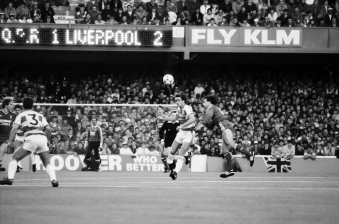 Framed Print : Queens Park Rangers 1 v. Liverpool 3. Division One Football. November 1986 LF20-27-015 Framed Print : Queens Park Rangers 1 v. Liverpool 3. Division One Football. November 1986 LF20-27-015