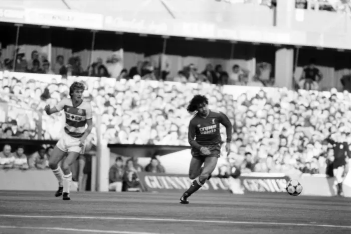 Framed Print : Queens Park Rangers 1 v. Liverpool 3. Division One Football. November 1986 LF20-27-036