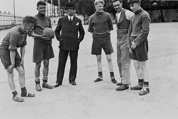 Queens Park Rangers players seen here outside the ground