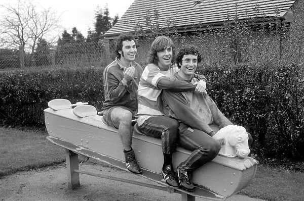 Queens Park Rangers Stars Gerry Francis Stan Bowles and Frank Maclintock