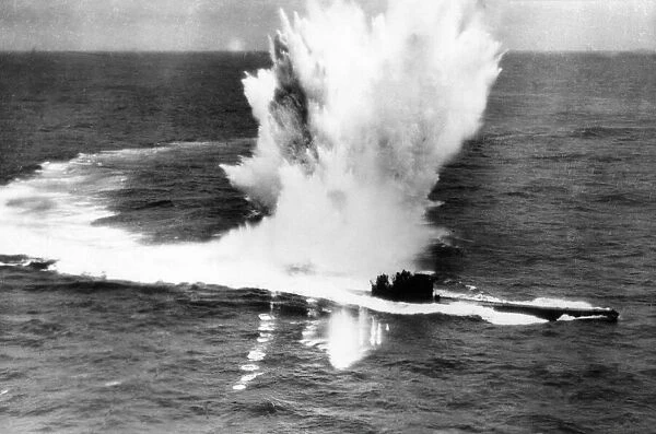 R. A. F Coastal Command Sunderland kills U Boat