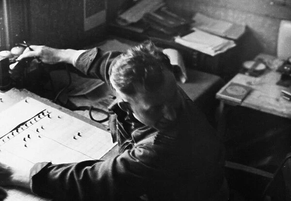 R. A. F Intelligence officer at HQ during Second World War. 29th June 1944