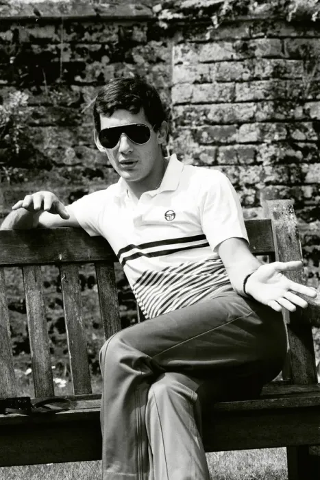 Framed Print : Racing driver Ayrton Senna at the Lotus Racing H. Q, Norfolk. 4th July 1985 Framed Print : Racing driver Ayrton Senna at the Lotus Racing H. Q, Norfolk. 4th July 1985