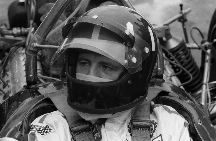 Framed Print : Racing driver Graham Hill at Brands hatch circuit 1970 sitting in Lotus car in Framed Print : Racing driver Graham Hill at Brands hatch circuit 1970 sitting in Lotus car in