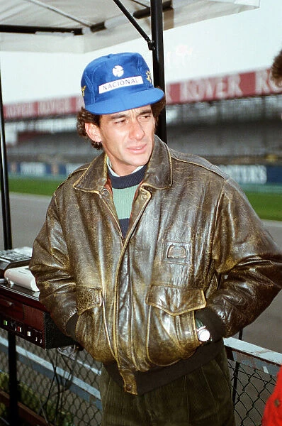 Racing at Silverstone. 3rd March 1993. Ayrton