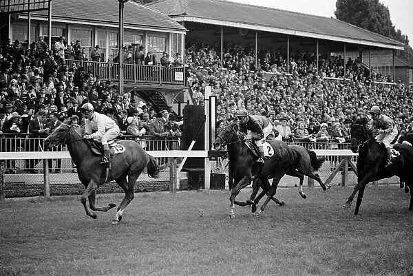 Racing at Windsor race course. 30th July 1962
