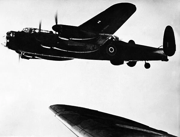 Radar devices on RAF Lancaster bomber during the Second World War