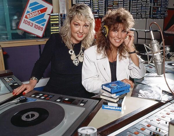 Radio One Disc Jockey Liz Kershaw. 5th August 1988