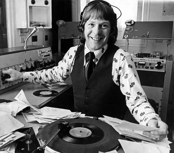 Radio presenter Billy Butler. Circa 1975