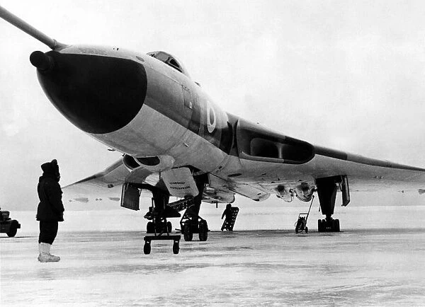 A RAF Avro Vulcan V-bomber. 05  /  02  /  1975