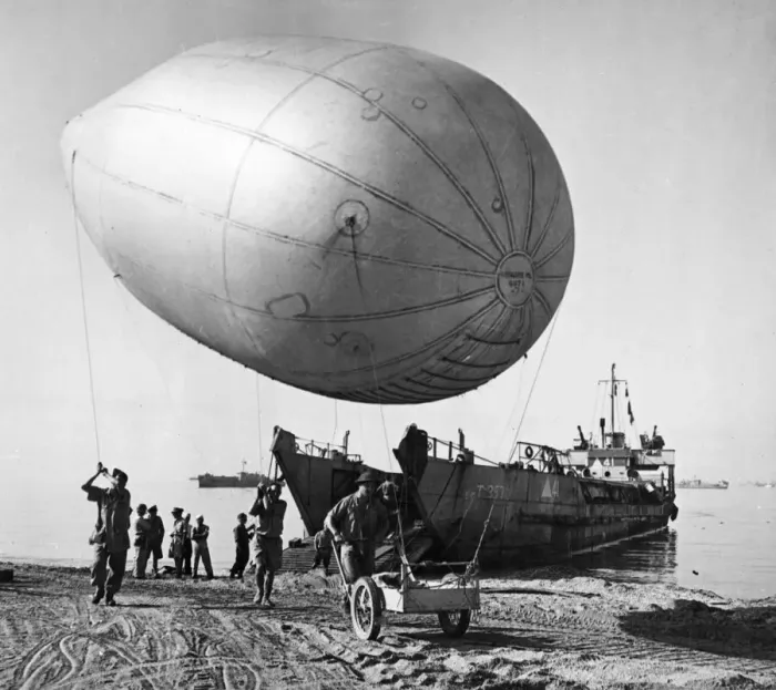 Framed Print : RAF Balloon Barrage men were among the first Allied troops to land on the beaches Framed Print : RAF Balloon Barrage men were among the first Allied troops to land on the beaches