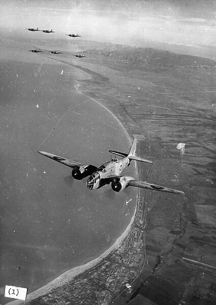 RAF Baltimores of the Tactical Bomber Force, in operation over the Sangro River, Italy