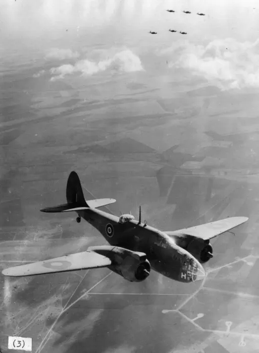 Framed Print : RAF Baltimores of the Tactical Bomber Force, in operation over the Sangro River, Italy