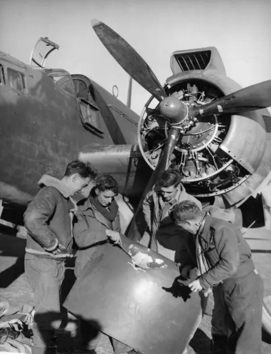 Framed Print : RAF Baltimores of the Tactical Bomber Force in operation over the Sangro river battle