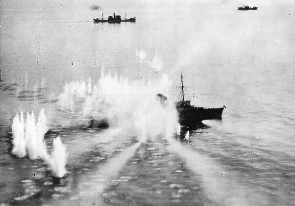 RAF Beaufighters shatter enemy convoy off Frisian Islands