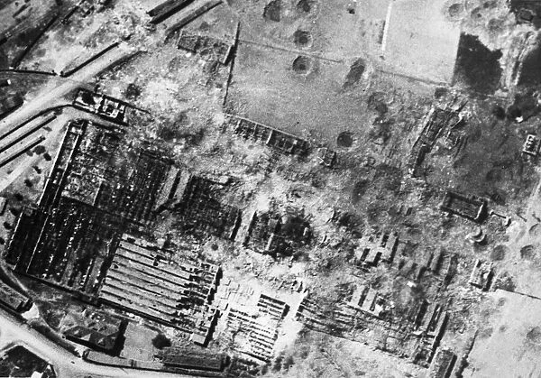 RAF Bomber Command attack the ball bearing plant of J. Schmid Roost, S. A