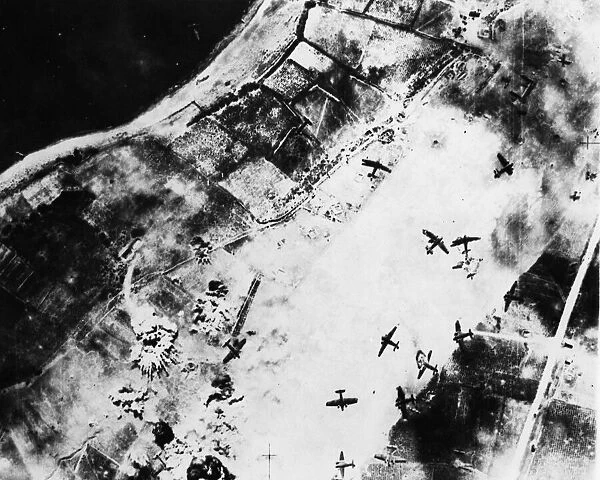 RAF bombing of Maleme Aerodrome in Crete. The bombing of Maleme aerodrome, Crete