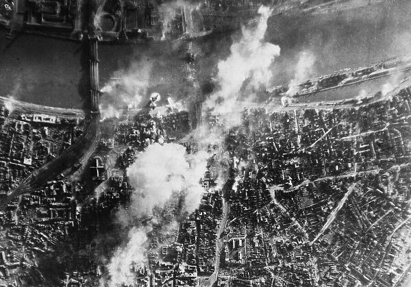 RAF daylight raid on Cologne 2nd March 1945 which was the last of the 262 air raids