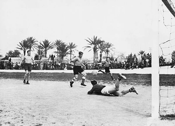 The RAF Football Cup Final in Tripoli: Communications Flight vs Fighter Wing