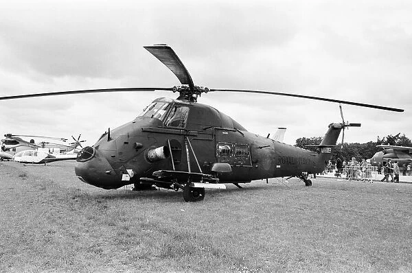 RAF Greenham Common, Air Show, Berkshire, June 1980. Royal Navy, Westland Wessex HU5