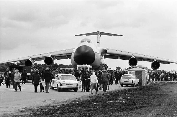 RAF Greenham Common, Air Show, Berkshire, June 1980. US Air Force, Lockheed C-5A Galaxy