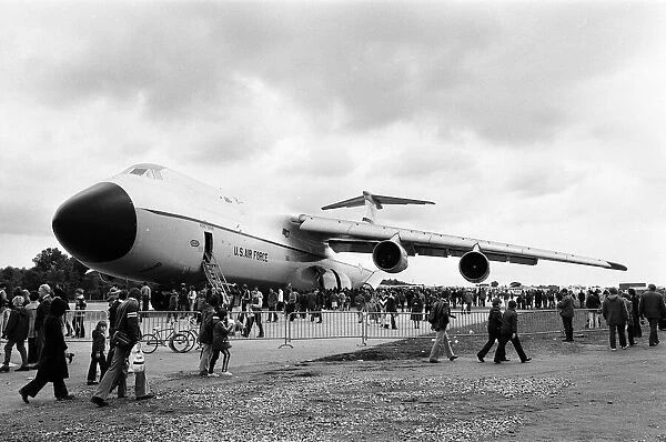 RAF Greenham Common, Air Show, Berkshire, June 1980. US Air Force, Lockheed C-5A Galaxy