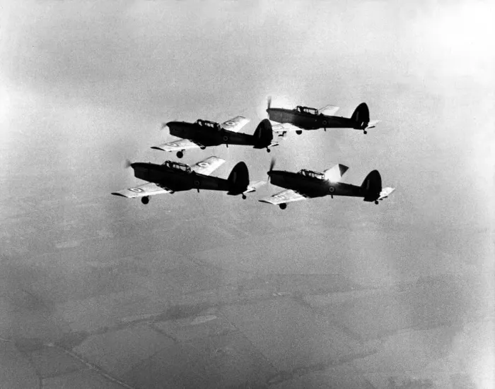 Framed Print : RAF De Havilland Chipmunk trainers of the Northumbrian Universities Air Squadron