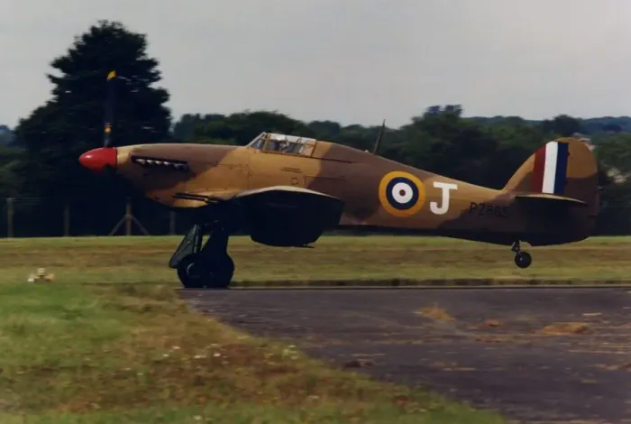 Framed Print : A RAF Hawker Hurricane IV takes off for the 1998 Sunderland Airshow