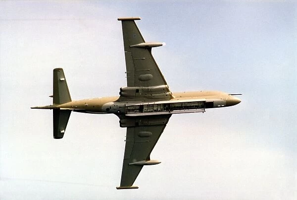 A RAF Hawker Siddeley (Bae) Nimrod maritime patrol aircraft at the 1998 Sunderland Air